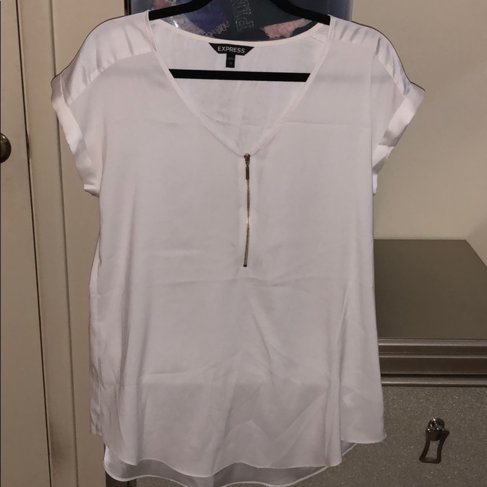 Sheer white shirt
